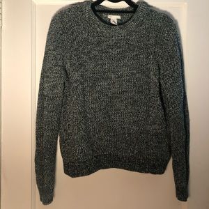 H&M Green Crew Neck Sweater